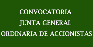 CONVOCATORIA JUNTA GENERAL ORDINARIA DE ACCIONISTAS